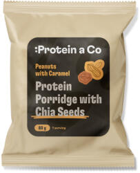 Protein a Co ProteinaCo Terci proteic cu chia 80 g Aromă: Arahide cu caramel