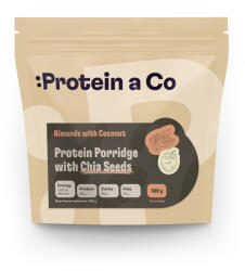 Protein a Co ProteinaCo Terci proteic cu chia 480 g Aromă: Cocos cu migdală