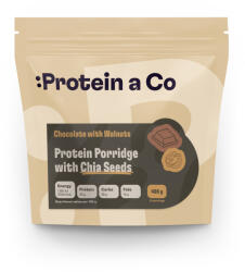 Protein a Co ProteinaCo Terci proteic cu chia 480 g Aromă: Ciocolată cu nuci