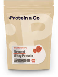 Protein a Co ProteinaCo Természetes tejsavó 1 kg Válassz ízt: Dried strawberries, Tömeg: 1 000 g
