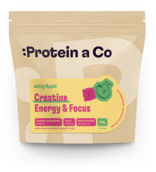 Protein a Co ProteinaCo Kreatin Energy & Focus - a teljesítményért, az energiáért és a koncentrációért Válassz ízt: Juicy apple