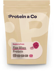 Protein a Co ProteinaCo FINE WHEY - természetes fehérje steviával édesítve 1000 g Válassz ízt: Raspberry cream