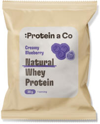 Protein a Co ProteinaCo Természetes tejsavó 30 g Válassz ízt: Creamy blueberry