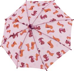 Doppler Umbrelă Kids Maxi, cu dinozauri, roz (72670D02)