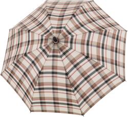 Doppler Umbrelă automată Fiber, grena, cu carouri bej (7246202)