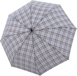 Doppler Umbrelă automată Fiber, în carouri, gri, burgund (7246203)