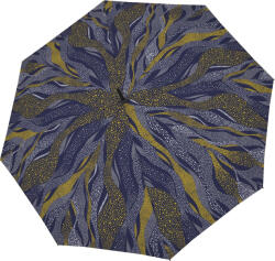 Doppler Umbrelă automată Fiber Flex Long, albastru-auriu (740765WH01)
