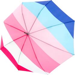 Doppler Umbrelă automată Modern. Art Long în dungi, roz-albastru (74015722)