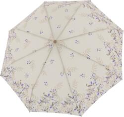 Doppler Umbrelă Nature Mini, compactă, cu model crenguțe, crem (700365NED)