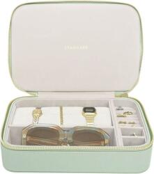 Stackers Cutie de voiaj pentru bijuterii și accesorii Stackers Travel verde de salvie (74526)