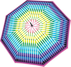 Doppler Umbrelă automată Modern. Art Long, în dungi, multicoloră (74015729)