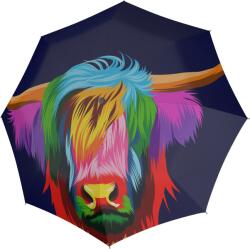 Doppler Umbrelă automată Modern. Art, cu model bizon, multicoloră (74615727)