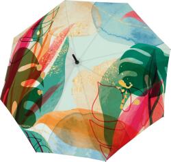 Doppler Umbrelă automată Carbonsteel Long, cu model frunze, multicoloră (714865O)