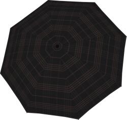 Doppler Umbrelă automată Carbonsteel Long în carouri, neagră (71486213)
