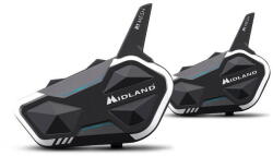 MIDLAND Sistem de comunicare motorbike Intercom Midland R1 MESH TWIN, Negru (R1 MESH TWIN)