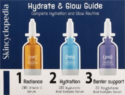 Skincyclopedia Set seruri pentru hidratare, Hydrate & Glow Guide, 3*15 ml, Skincyclopedia