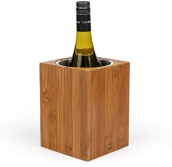 Leopold Vienna Borosüveg hűtő BAROLO 18 cm, barna, bambusz / rozsdamentes acél, Leopold Vienna (LV218000)