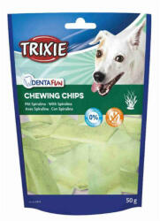 TRIXIE Denta Fun Produs de ros Chipsuri With spirulina Recompensă 50 g