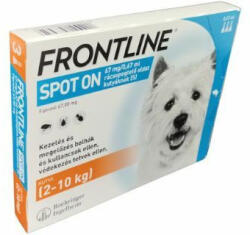 Frontline spot on câine S /2-10 kg/ 3x