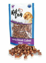 KIDDOG Mini Lamb Steak Cubes Recompensă 80 g