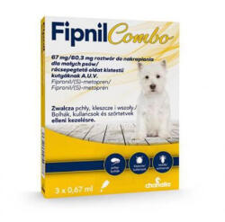 Fipnil Combo Spot On Small Dog 2-10 kg 3x0, 67 ml