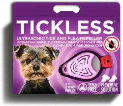 Tickless Pet cu ultrasunete căpușe și antipurici pentru câini roz