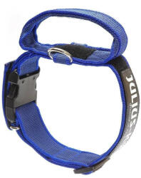 Julius-K9 Julius k9 De siguranță cu închizătoare prevăzut zgardă cu mâner și interschimbabil cu inscripție 40 mm/38-53 Albastru-Gri