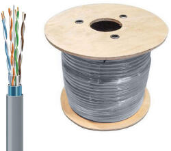 Safer Cablu FTP CAT5E, din cupru, 4x2x24, rola 100m, Safer ADM-FTP5E-4X2X24-100M (ADM-FTP5E-4X2X24-100M)
