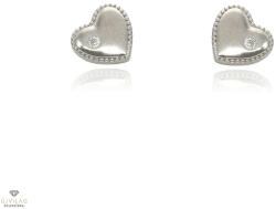Újvilág Kollekció Ezüst szív fülbevaló - 02107-361