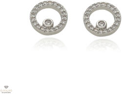 Újvilág Kollekció Ezüst kör fülbevaló - 02107-356