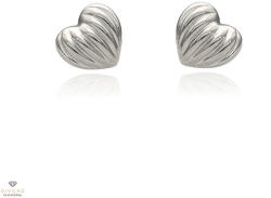 Újvilág Kollekció Ezüst szív fülbevaló - 02107-360