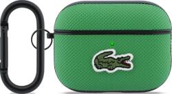 Lacoste Husă Lacoste Petit Pique Croc Logo Patch pentru AirPods Pro 3 verde (LCAP3PVCN)