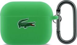 Lacoste Husă Lacoste Liquid Silicone Croc Logo pentru AirPods Pro 3 verde (LCAP3SLON)