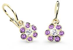 Cutie Jewellery Gyermek fülbevaló C1737-10-X-1 lila
