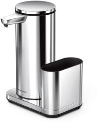 simplehuman 414ml + szivacs tartó - fényes rozsdamentes acélból készült