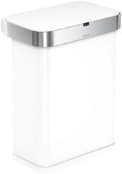 simplehuman Sensor 58 L - fehér acél