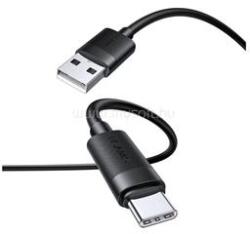 USAMS U94 adatkábel USB - Type-C, 100cm, FEKETE (SJ777USB01) (SJ777USB01)