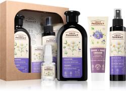 Green Pharmacy Chamomile & Flaxseed oil Set ajándékszett festett hajra