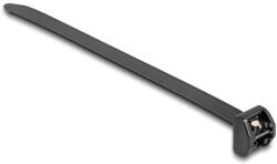 Delock Kábel szorító fémkapoccsal Hx 457 x Sz 12, 7 mm 10 db. Fekete (19730) (19730) - flylite