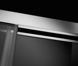 Radaway Idea 8 QL Brushed Gold KDD szögletes szálcsiszolt arany zuhanykabin 100x80 átlátszó