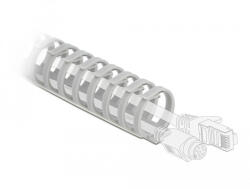 Delock Hajlékony kábel csatorna öntapadós 35 x 30 mm méretű, 50 cm hosszú szürke (19226) - flylite