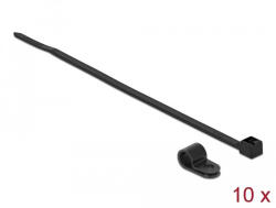 Delock Fekete színű, összekapcsoló pánt készlet 6, 4 mm H 200 x Sz 3, 6 mm kábelekkel (18864) (18864) - flylite