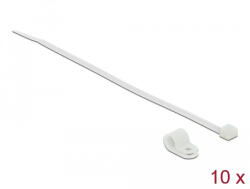 Delock Fehér színű, összekapcsoló pánt készlet 7, 9 mm H 250 x Sz 3, 6 mm kábelekkel (18865) (18865) - flylite