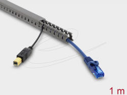 Delock Huzalozási csatorna 16 x 16 mm - hosszúsága 1 m szürke (22025) (22025)