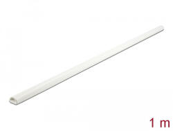 Delock Mini kábelcsatorna önzáró 15 x 11 mm - hossza 1 m fehér (20719)