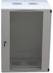 LogiLink 19" fali állvány 15U 540 x 450 mm, szétszerelt, szürke (W15F64G) - flylite