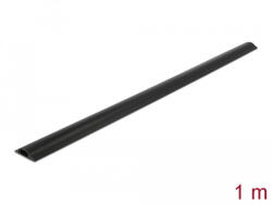 Delock Kábelcsatorna 30 x 8 mm 1 m fekete (20709) (20709) - flylite