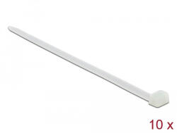 Delock Kábelkötegelő 760 x 8, 8 mm (H x Sz), 10 darab fehér (19635) (19635) - flylite