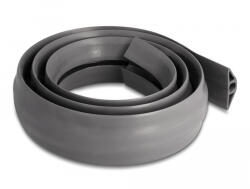 Delock PVC flexibilis kábelcsatorna 50 x 13 mm - hosszúság 1, 5 m szürke (20732) (20732) - flylite