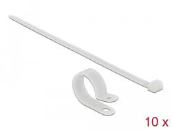 Delock kábelkötegelő rögzítő kiegészítővel fehér (18875) (18875) - flylite